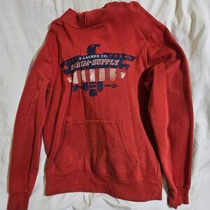 Denim & Supply Ralph Lauren Orange Hoodie